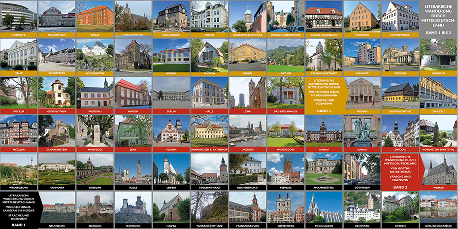 Literarische Wanderung durch Mitteldeutschland
